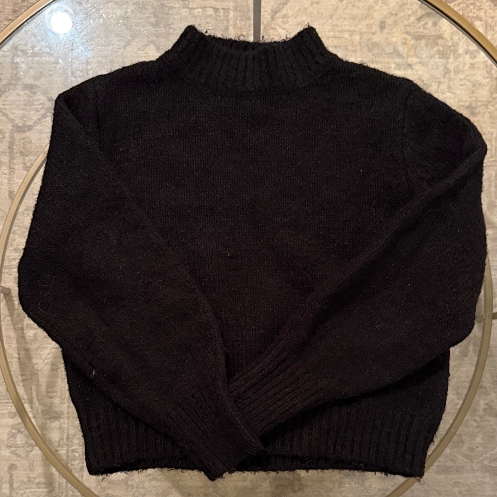 Topshop Black Turtleneck Sweater